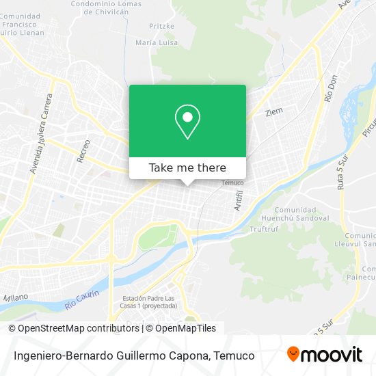 Ingeniero-Bernardo Guillermo Capona map