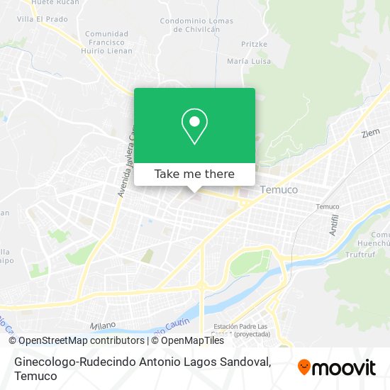 Ginecologo-Rudecindo Antonio Lagos Sandoval map