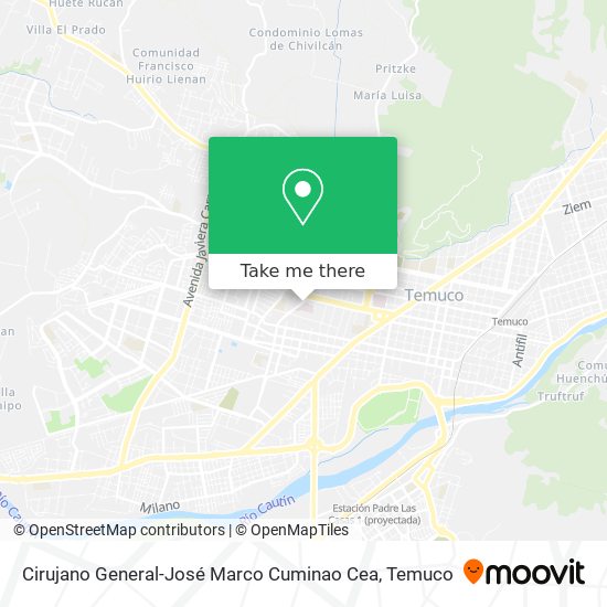 Cirujano General-José Marco Cuminao Cea map
