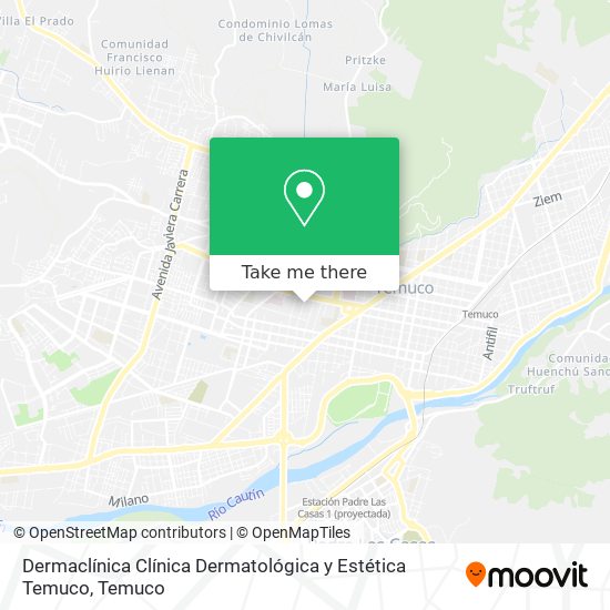 Dermaclínica Clínica Dermatológica y Estética Temuco map