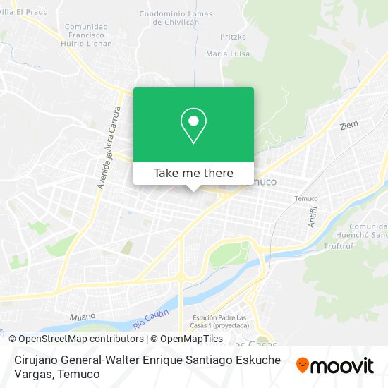 Cirujano General-Walter Enrique Santiago Eskuche Vargas map