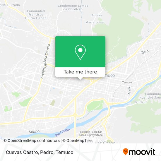 Mapa de Cuevas Castro, Pedro