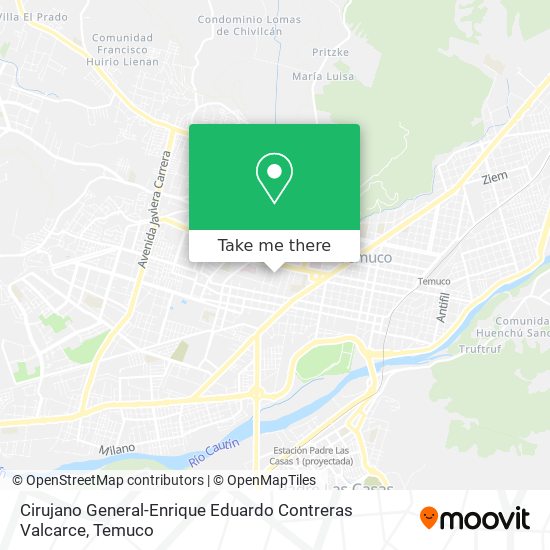 Cirujano General-Enrique Eduardo Contreras Valcarce map