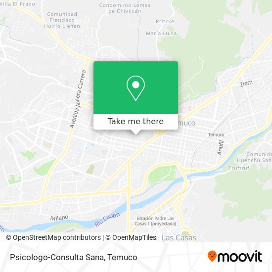 Psicologo-Consulta Sana map