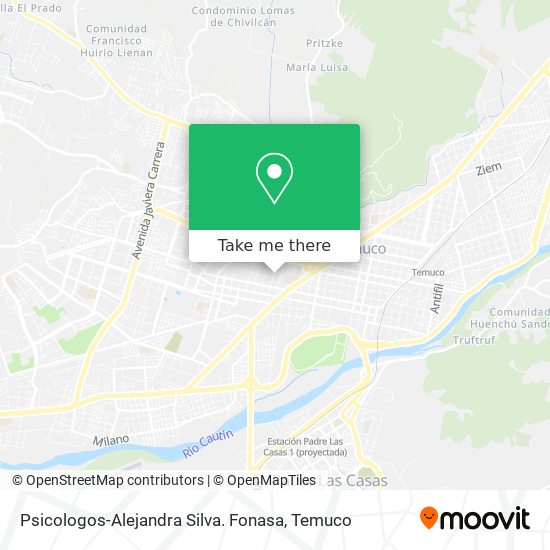 Mapa de Psicologos-Alejandra Silva. Fonasa