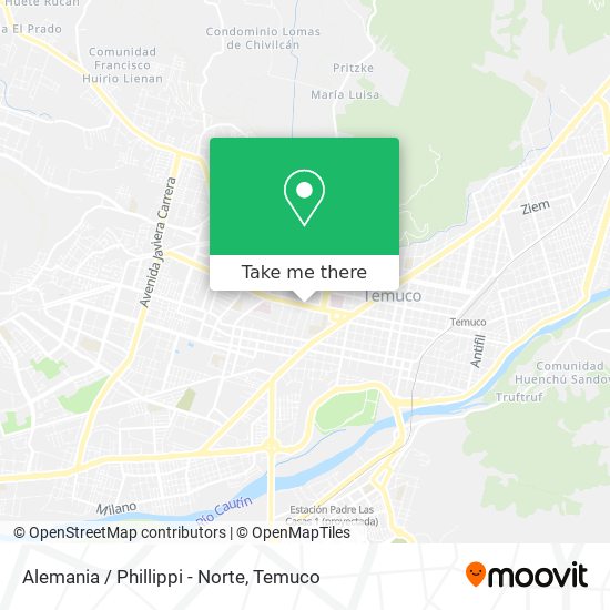Mapa de Alemania / Phillippi - Norte
