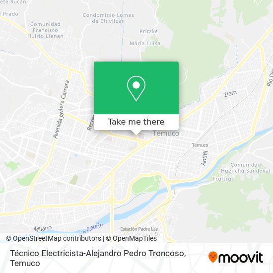 Mapa de Técnico Electricista-Alejandro Pedro Troncoso