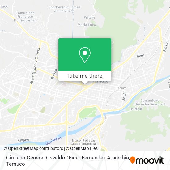 Mapa de Cirujano General-Osvaldo Oscar Fernández Arancibia