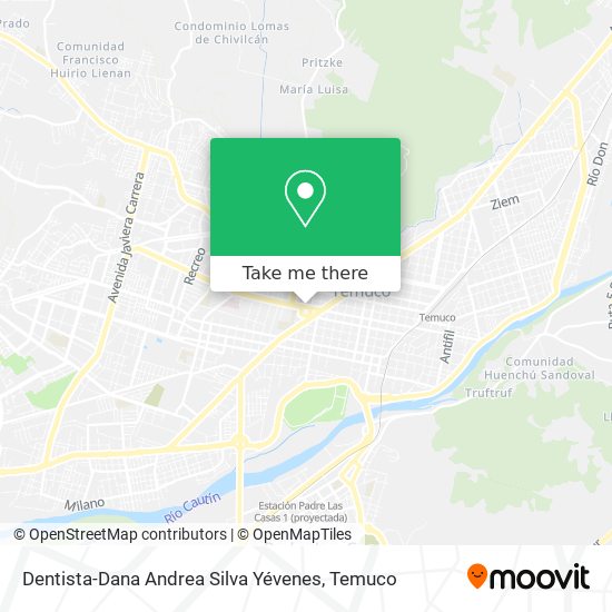 Dentista-Dana Andrea Silva Yévenes map