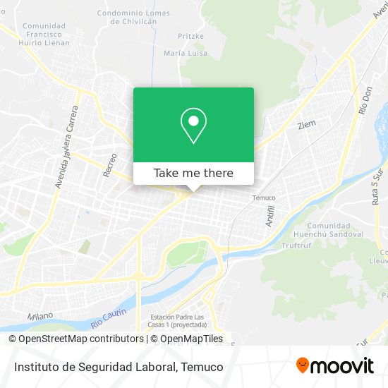 Mapa de Instituto de Seguridad Laboral