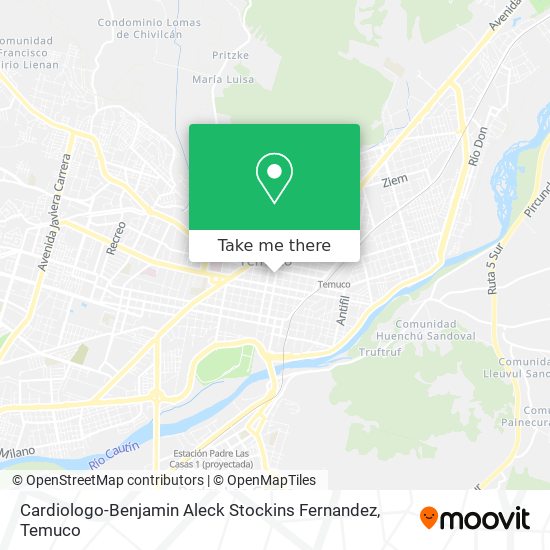 Mapa de Cardiologo-Benjamin Aleck Stockins Fernandez