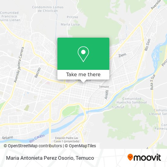Mapa de Maria Antonieta Perez Osorio