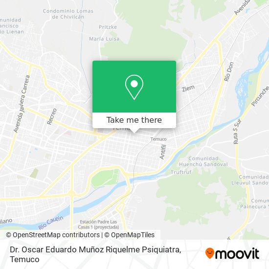 Dr. Oscar Eduardo Muñoz Riquelme Psiquiatra map