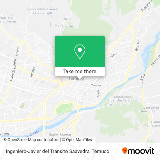 Mapa de Ingeniero-Javier del Tránsito Saavedra