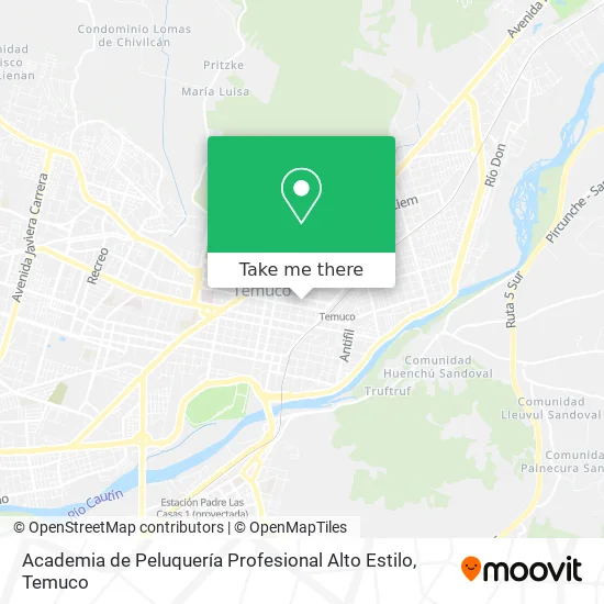 Academia de Peluquería Profesional Alto Estilo map