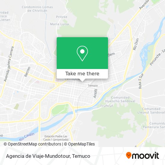 Mapa de Agencia de Viaje-Mundotour
