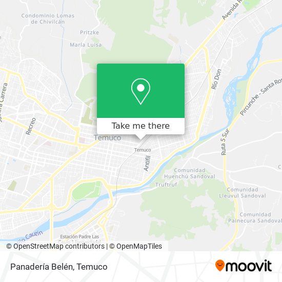 Panadería Belén map