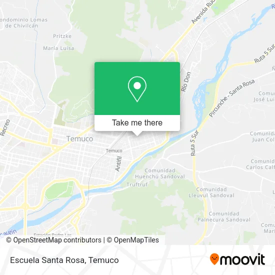 Mapa de Escuela Santa Rosa