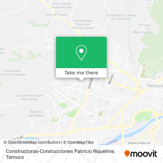Constructoras-Constucciones Patricio Riquelme map
