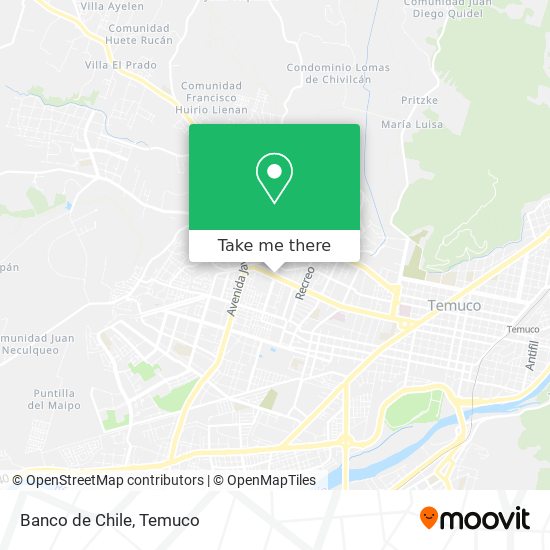 Banco de Chile map