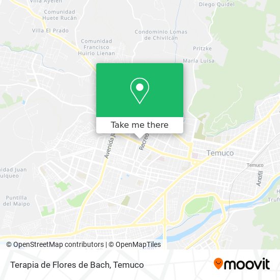 Terapia de Flores de Bach map