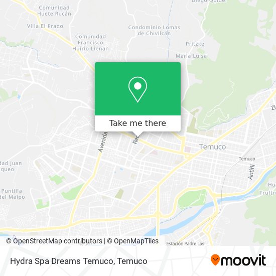 Hydra Spa Dreams Temuco map