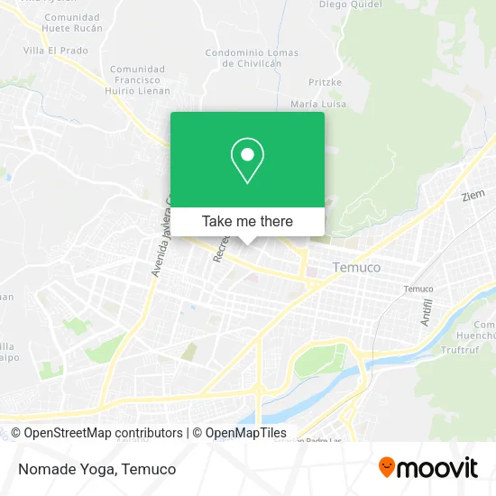 Nomade Yoga map