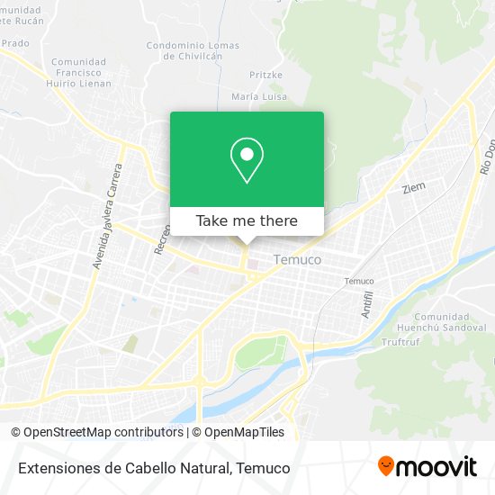 Extensiones de Cabello Natural map