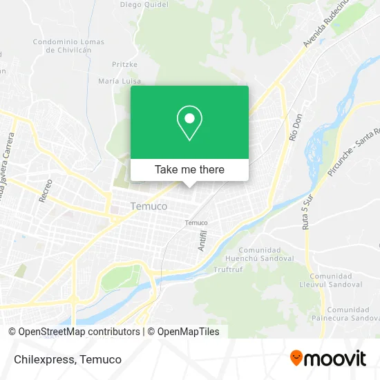 Chilexpress map