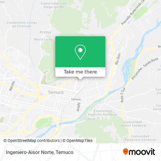 Mapa de Ingeniero-Aisor Norte