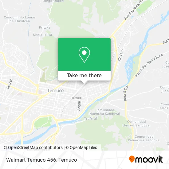 Walmart Temuco 456 map