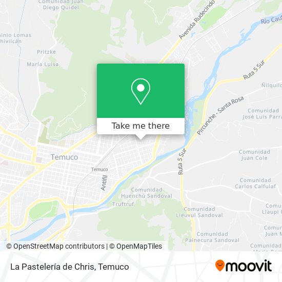 Mapa de La Pastelería de Chris