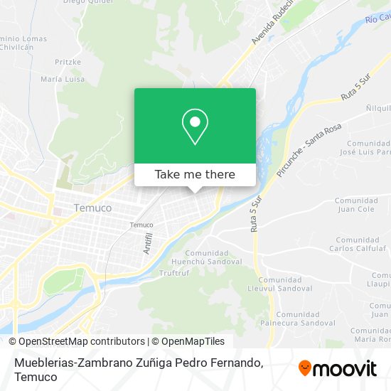 Mueblerias-Zambrano Zuñiga Pedro Fernando map