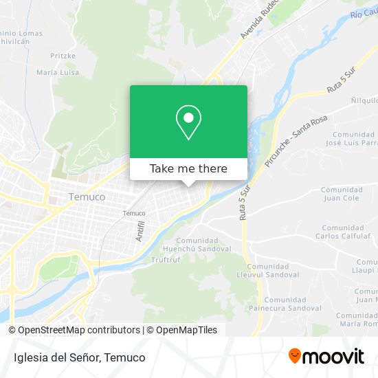 Mapa de Iglesia del Señor