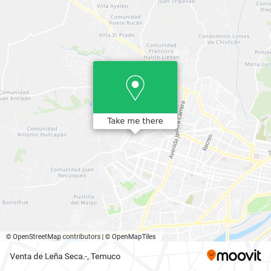 Venta de Leña Seca.- map