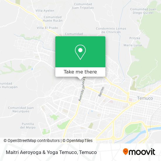 Maitri Aeroyoga & Yoga Temuco map