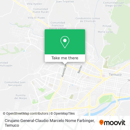 Cirujano General-Claudio Marcelo Nome Farbinger map