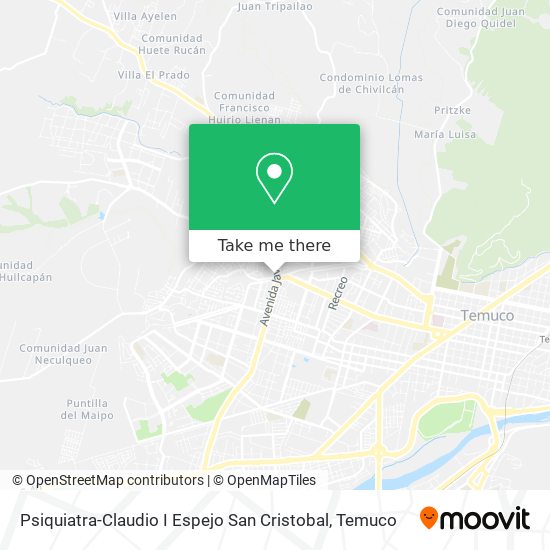 Psiquiatra-Claudio I Espejo San Cristobal map