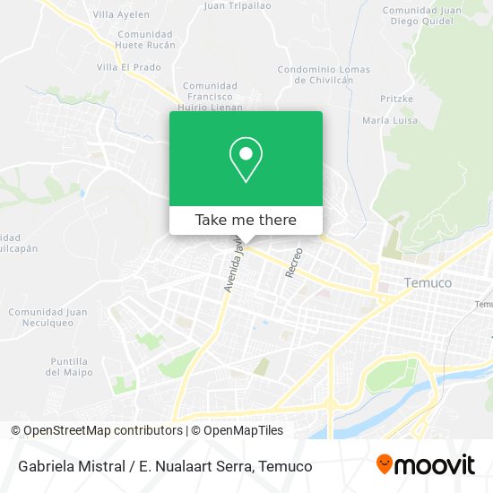 Mapa de Gabriela Mistral / E. Nualaart Serra