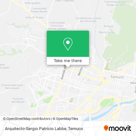 Mapa de Arquitecto-Sergio Patricio Labbe