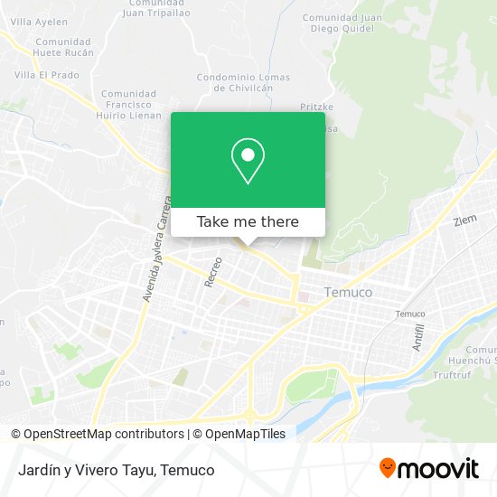 Jardín y Vivero Tayu map