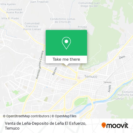 Venta de Leña-Deposito de Leña El Esfuerzo map