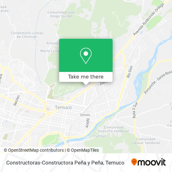 Constructoras-Constructora Peña y Peña map