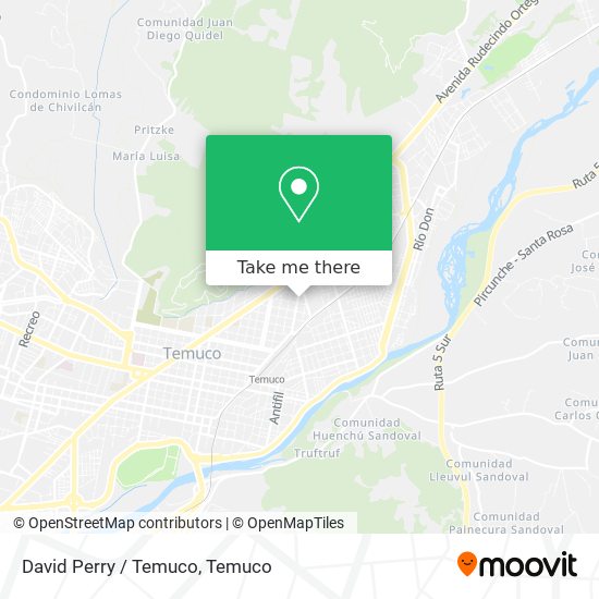 David Perry / Temuco map