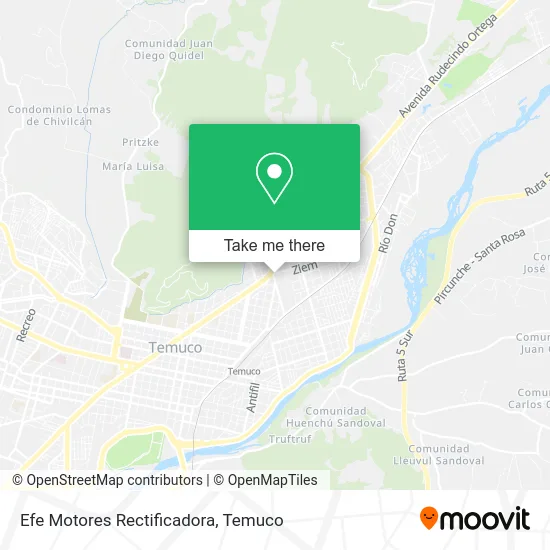 Efe Motores Rectificadora map