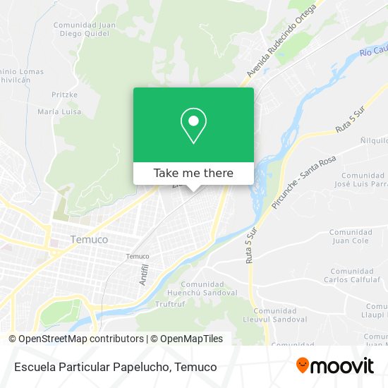 Escuela Particular Papelucho map