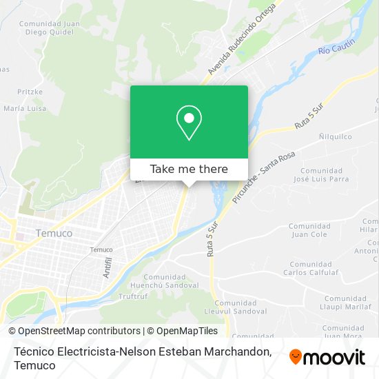 Técnico Electricista-Nelson Esteban Marchandon map