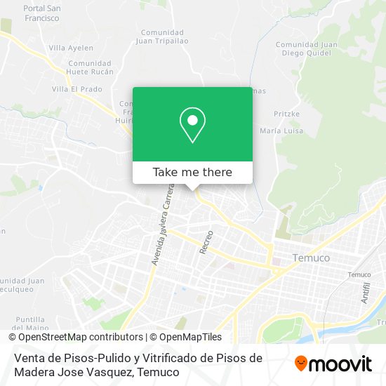 Venta de Pisos-Pulido y Vitrificado de Pisos de Madera Jose Vasquez map