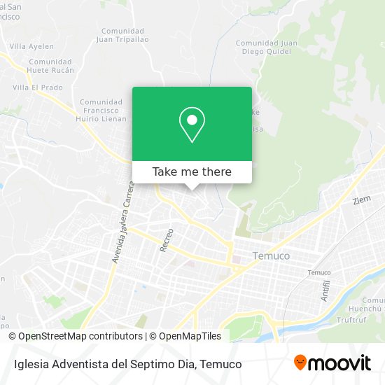 Mapa de Iglesia Adventista del Septimo Dia