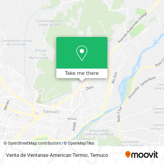 Venta de Ventanas-American Termic map